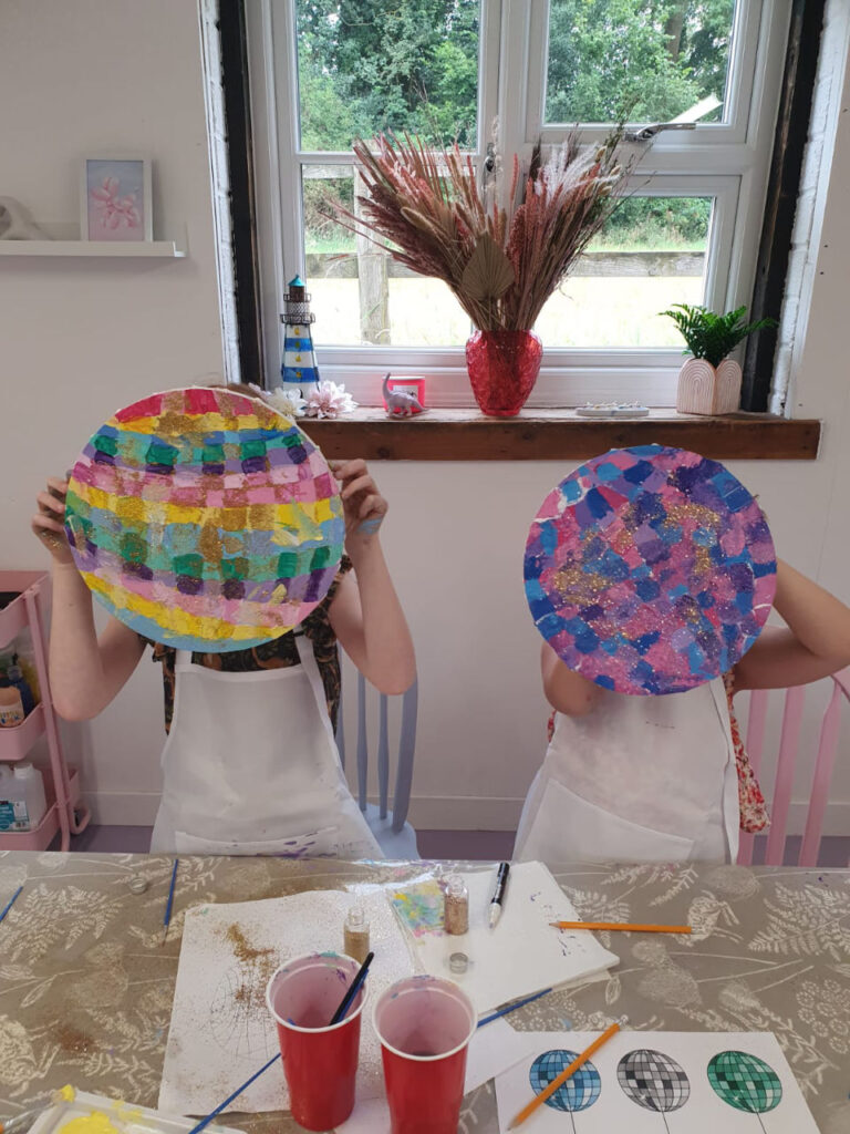 Disco Ball Painting Workshop